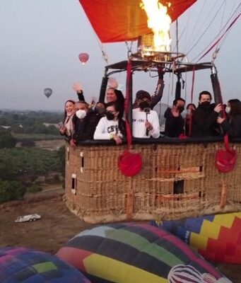 Vuela en Globo en Teotihuacán