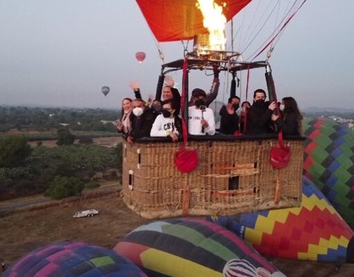 Vuela en Globo en Teotihuacán